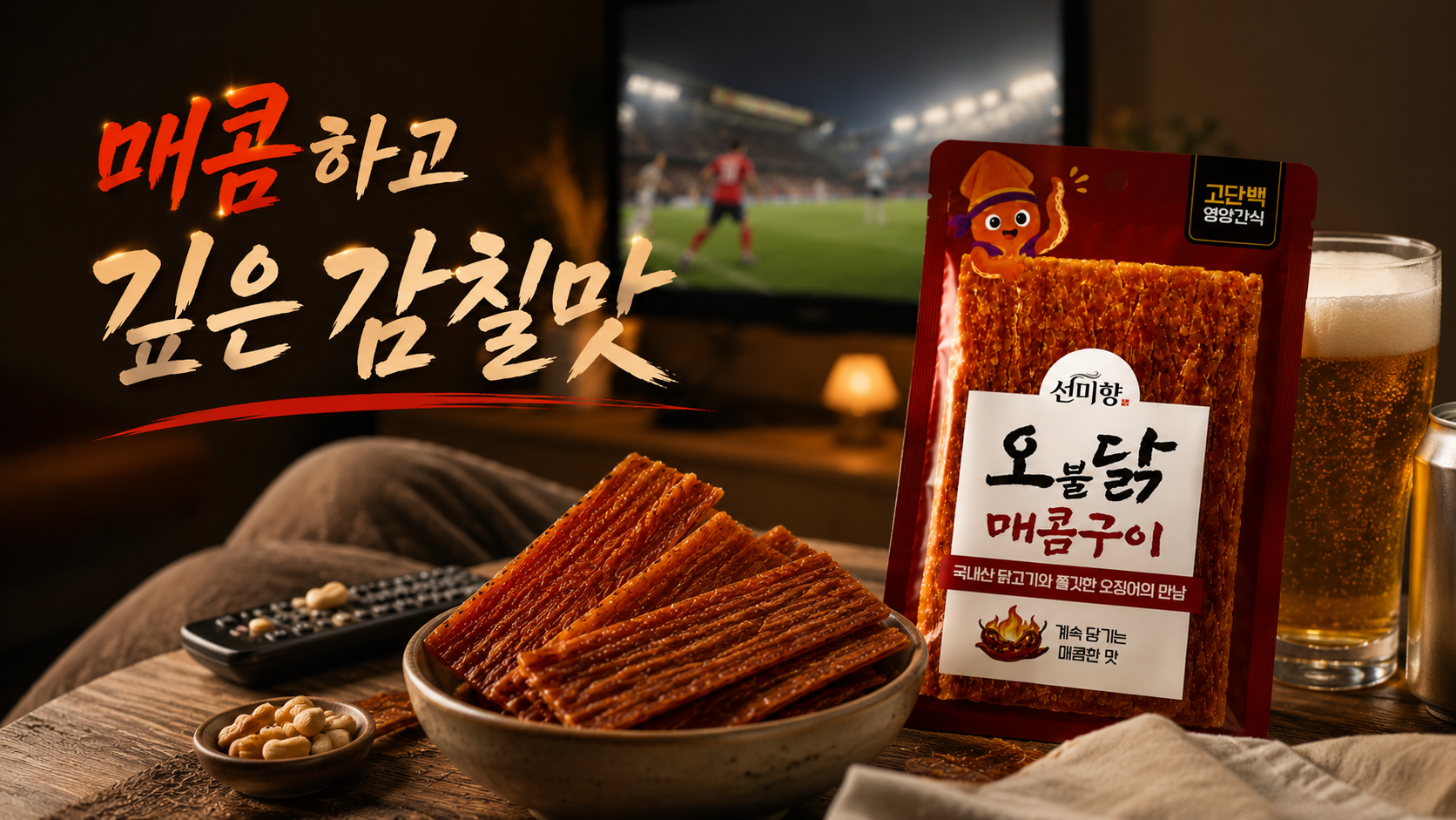 매콤하고 깊은 감칠맛
