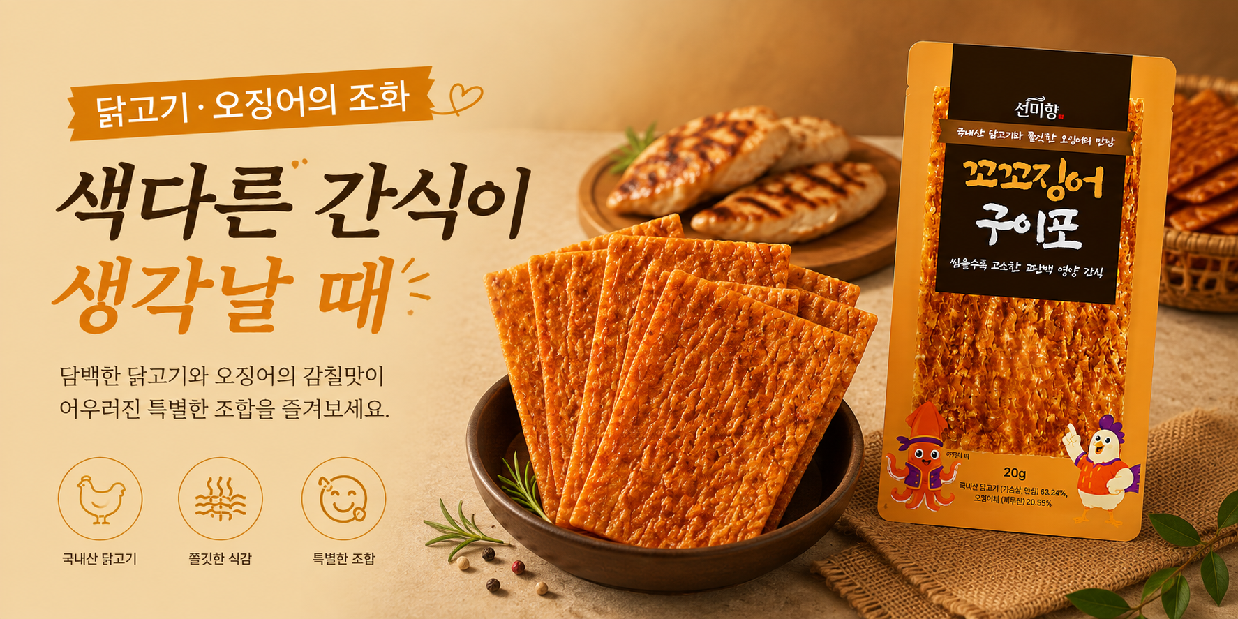 사무실 업무 중 간편 한 입 간식