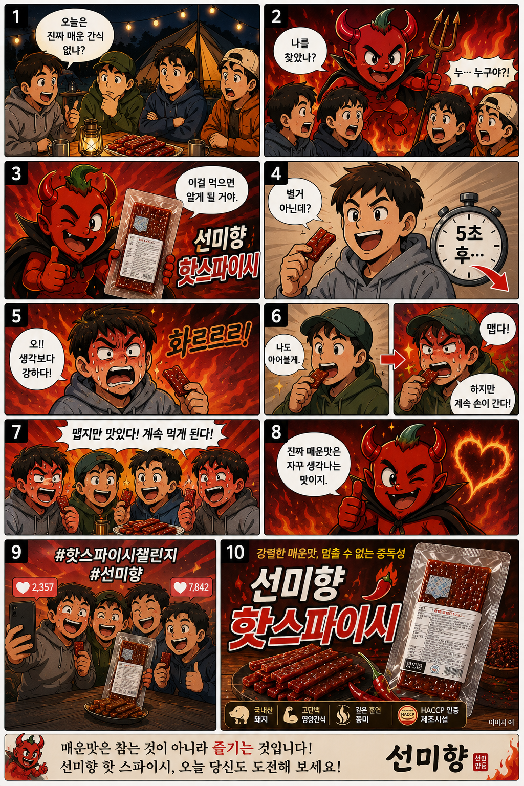 선미향 핫 스파이시 100g 스토리 웹툰